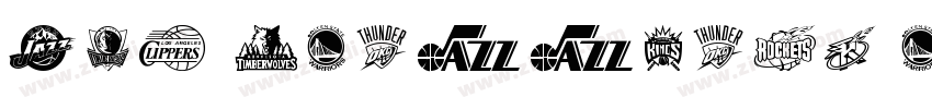NBA Grizzlies Regula字体转换
